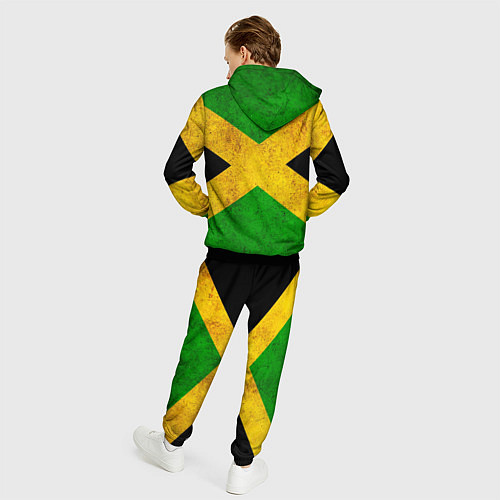 Мужской костюм Jamaica flag / 3D-Черный – фото 4