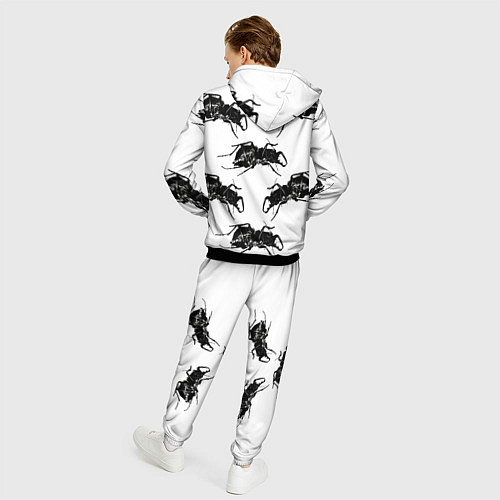 Мужской костюм Mezzanine / 3D-Черный – фото 4