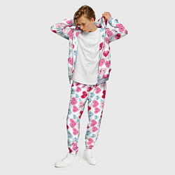 Костюм мужской Сердечки-смайлики, цвет: 3D-меланж — фото 2