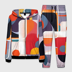 Мужской костюм Абстракция из фигур и линий