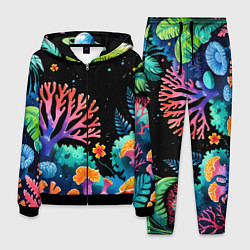 Костюм мужской Космический подводный мир, цвет: 3D-черный