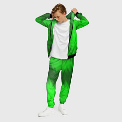 Костюм мужской Black Butler - green gradient по-вертикали, цвет: 3D-черный — фото 2