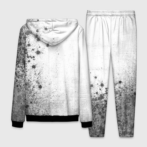 Мужской костюм A Silent Voice - white gradient по-вертикали / 3D-Черный – фото 2