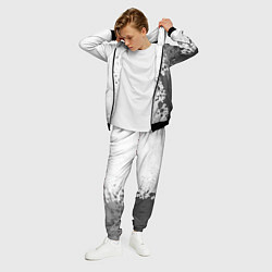 Костюм мужской Ramones - white gradient по-вертикали, цвет: 3D-черный — фото 2