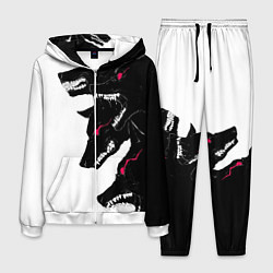 Костюм мужской Волки, цвет: 3D-белый