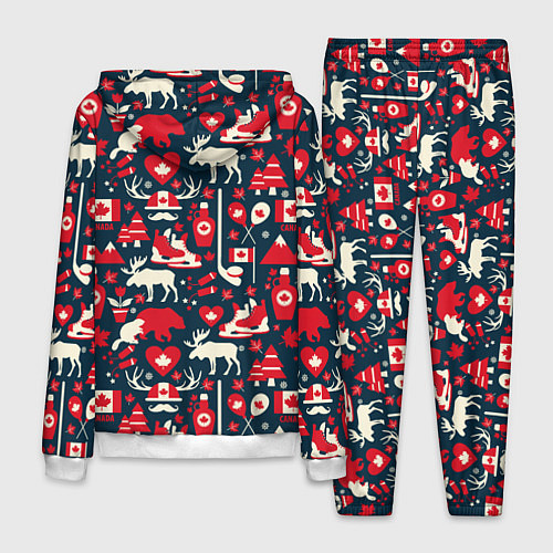 Мужской костюм Канада / 3D-Белый – фото 2