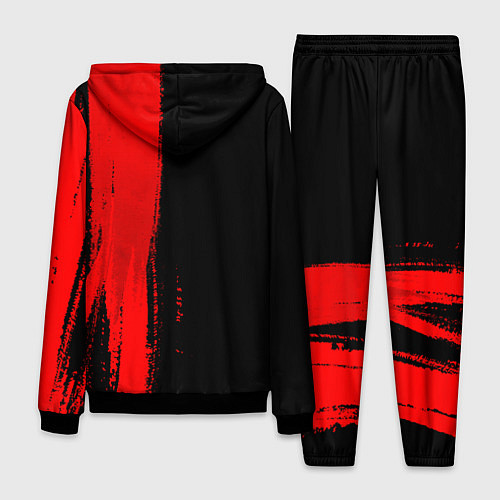 Мужской костюм West Ham - red gradient по-вертикали / 3D-Черный – фото 2