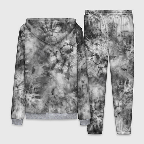 Мужской костюм Серый тай дай - абстракция / 3D-Меланж – фото 2
