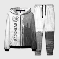 Мужской костюм Radiohead - white gradient по-вертикали