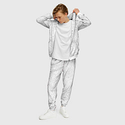 Костюм мужской Белый с абстрактным узором, цвет: 3D-белый — фото 2