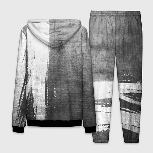 Мужской костюм Fiat - grey gradient по-вертикали / 3D-Черный – фото 2