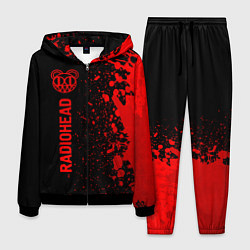 Мужской костюм Radiohead - red gradient по-вертикали