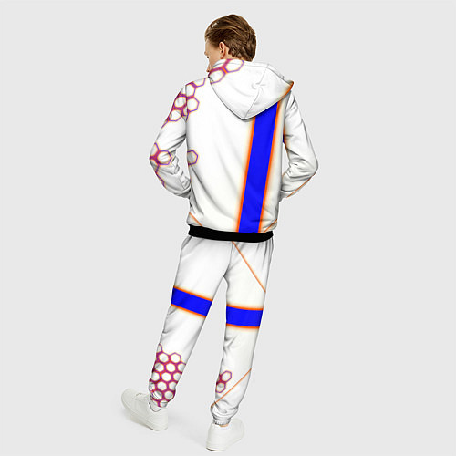 Мужской костюм Borussia geometry sport / 3D-Черный – фото 4