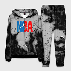 Костюм мужской NASA неоновый огонь, цвет: 3D-черный