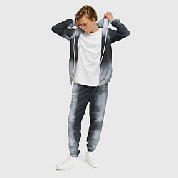 Костюм мужской Разводы черной краски, цвет: 3D-меланж — фото 2