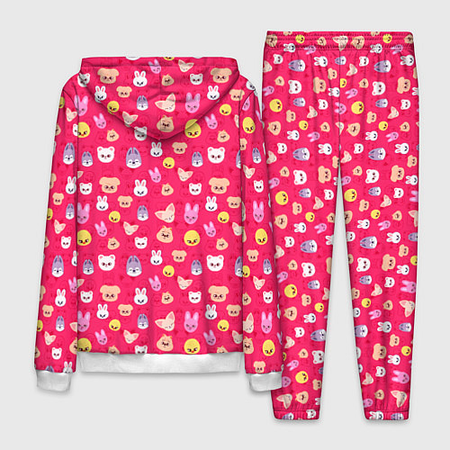 Мужской костюм Skzoo pattern pink / 3D-Белый – фото 2