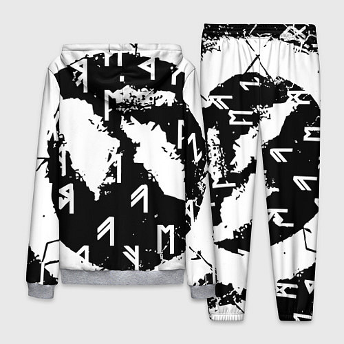 Мужской костюм Doom символы краски / 3D-Меланж – фото 2