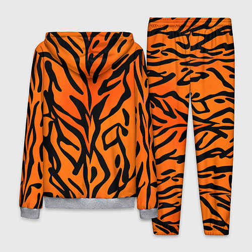 Мужской костюм Тигровый огненный паттерн / 3D-Меланж – фото 2