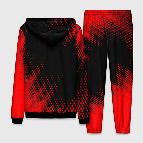 Мужской костюм Mini - red gradient вертикально / 3D-Черный – фото 2