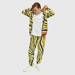 Костюм мужской Светлый тигровый паттерн, цвет: 3D-красный — фото 2