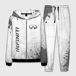 Костюм мужской Infiniti - white gradient вертикально, цвет: 3D-черный