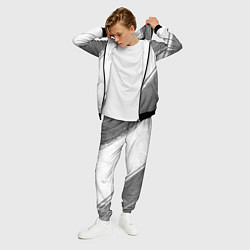 Костюм мужской In Flames - white gradient вертикально, цвет: 3D-черный — фото 2