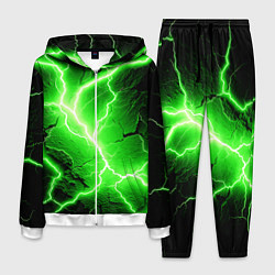 Костюм мужской Color green black, цвет: 3D-белый
