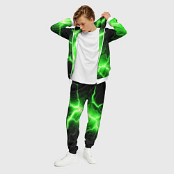 Костюм мужской Color green black, цвет: 3D-белый — фото 2