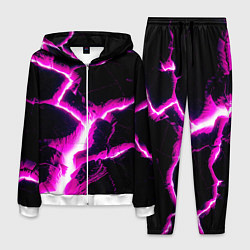 Костюм мужской Color pink black, цвет: 3D-белый