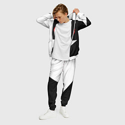 Костюм мужской Nasa текстура геометрия, цвет: 3D-белый — фото 2