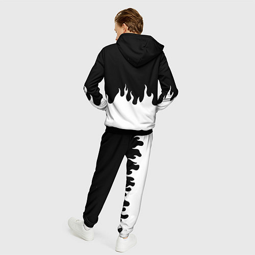 Мужской костюм Monster energy red logo / 3D-Черный – фото 4