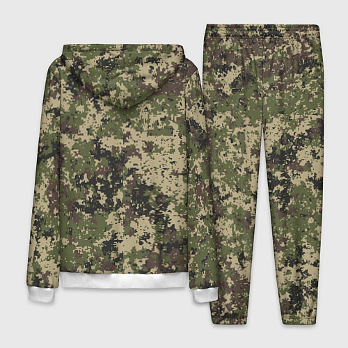 Мужской костюм Камуфляж защитный пиксельный / 3D-Белый – фото 2