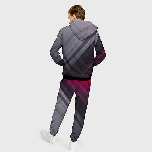 Мужской костюм Color black grey / 3D-Черный – фото 4