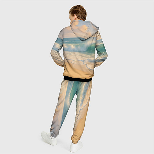 Мужской костюм Тралалеро тралала мем / 3D-Черный – фото 4