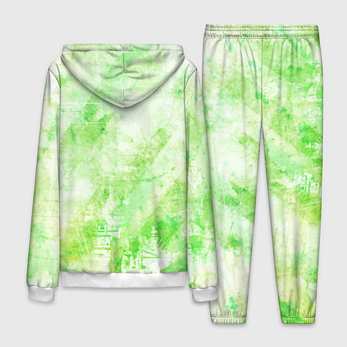 Мужской костюм Абстракция - light green atom / 3D-Белый – фото 2