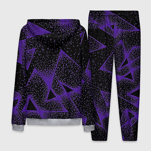 Мужской костюм The triangle is purple / 3D-Меланж – фото 2