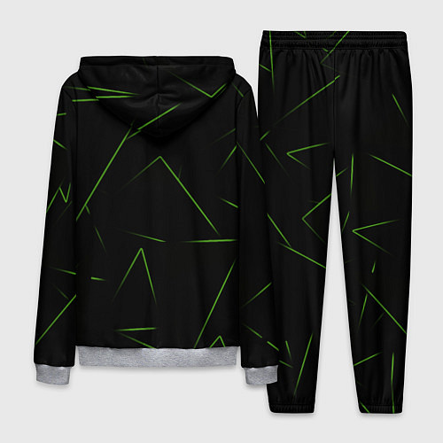 Мужской костюм Color green line / 3D-Меланж – фото 2