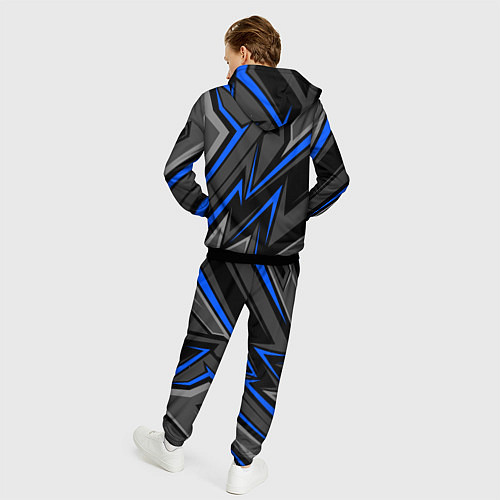 Мужской костюм BMW - blue line / 3D-Черный – фото 4