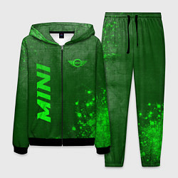 Костюм мужской Mini - green gradient вертикально, цвет: 3D-черный