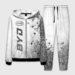 Мужской костюм BYD - white gradient по-вертикали