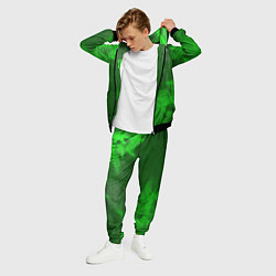 Костюм мужской PUBG - green gradient вертикально, цвет: 3D-черный — фото 2