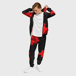 Костюм мужской Haval - red gradient вертикально, цвет: 3D-черный — фото 2