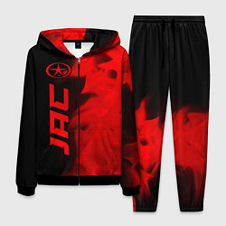 Мужской костюм JAC - red gradient по-вертикали