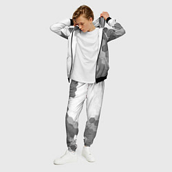 Костюм мужской Mercedes - white gradient по-вертикали, цвет: 3D-черный — фото 2