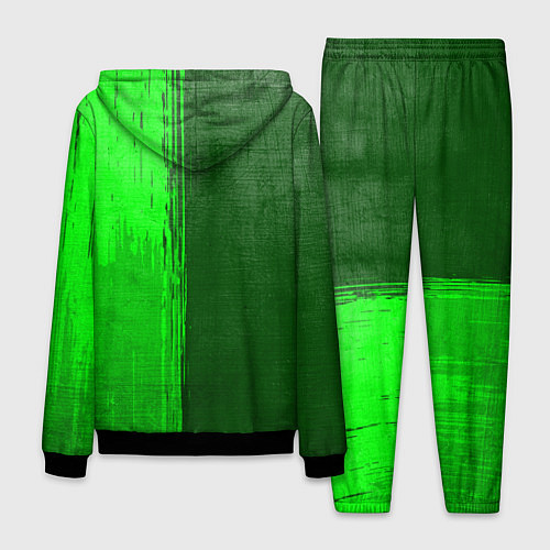 Мужской костюм Doom - green gradient по-вертикали / 3D-Черный – фото 2
