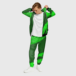 Костюм мужской Dark Souls - green gradient вертикально, цвет: 3D-черный — фото 2