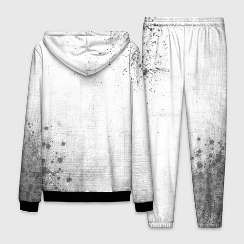 Мужской костюм Mass Effect - white gradient вертикально / 3D-Черный – фото 2