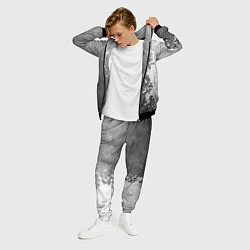 Костюм мужской Free Fire - grey gradient по-вертикали, цвет: 3D-черный — фото 2