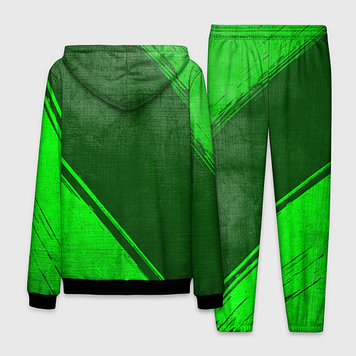 Мужской костюм Three Days Grace - green gradient вертикально / 3D-Черный – фото 2