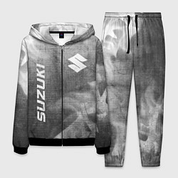 Костюм мужской Suzuki - grey gradient вертикально, цвет: 3D-черный